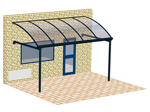 3D Visualisatie van terrasoverkapping