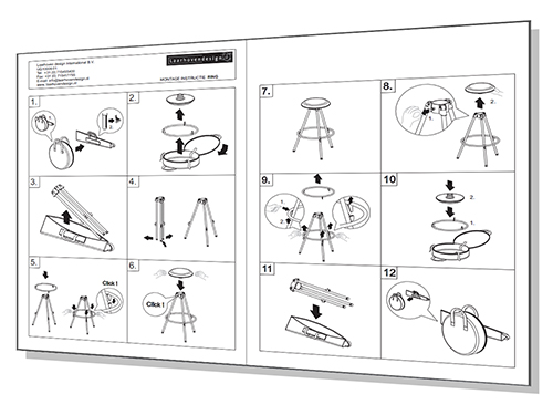 montagehandleiding voor innovatieve producten voor de standbouw